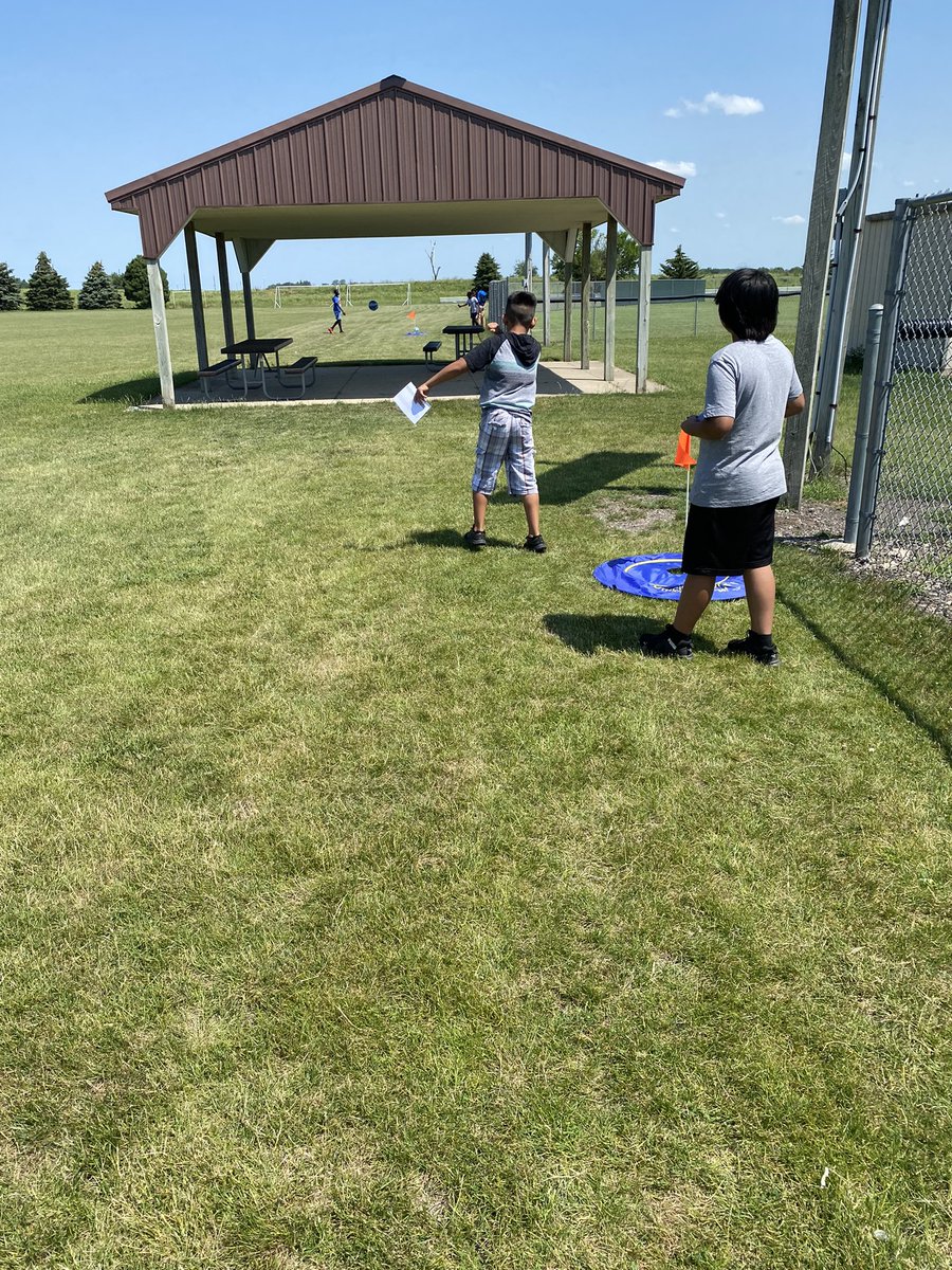 Thanks to <a href="/LakeEducation/">Storm Lake Community Education</a> for the new footgolf equipment! The kids absolutely dominated 💪🏼 the course today! <a href="/CampusCompactIL/">IL Campus Compact</a> <a href="/TysonFoods/">Tyson Foods</a>