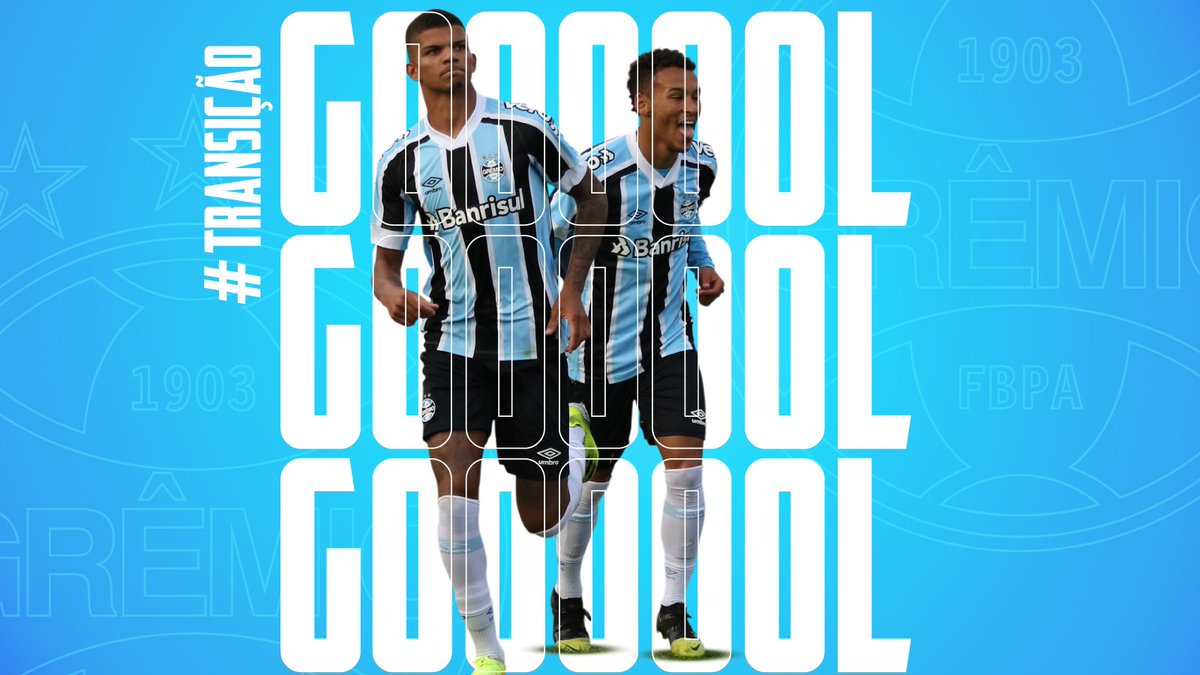 Gremio's tweet photo. (2T/41min) GOLAÇO GOLAÇO GOLAÇO!
Jhonata Varela avançou em velocidade no contra-ataque, atravessou o campo todo, chegou na entrada da área e chutou forte no cantinho pro fundo do gol!
#Grêmio 3x1 Red Bull Bragantino
📺https://t.co/Gbw4keRjXd
🇪🇪⚽💪 #Transição #BRdeAspirantes2021 https://t.co/PR6Yy1GhIn