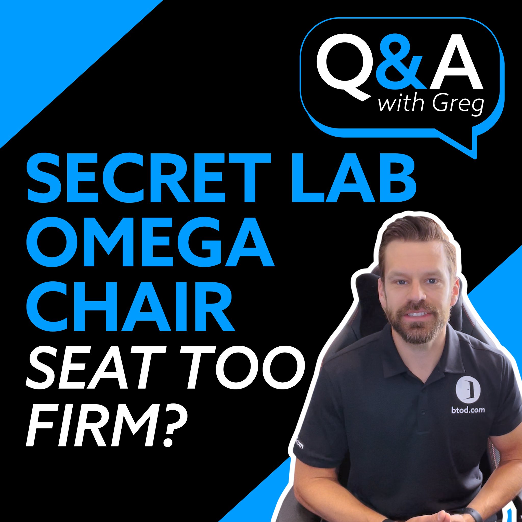 BTOD on Twitter "Is the seat too firm on the Secretlab Omega chair