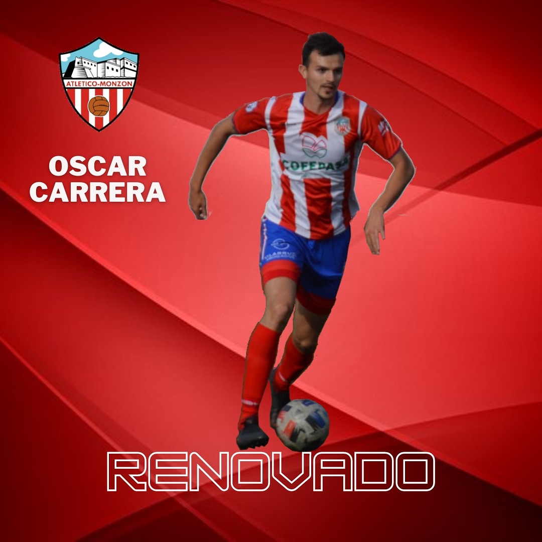 🤝🏼 OSCAR CARRERA RENOVADO

Oscar, jugador formado en la cantera del Atlético Monzón y que lleva varias temporadas ya en el primer equipo vistiendo la elastica rojiblanca.

El Isidro Calderón seguirá disfrutando de tus cambios de juego y de tus gran salida de balón.
#Carrera2021