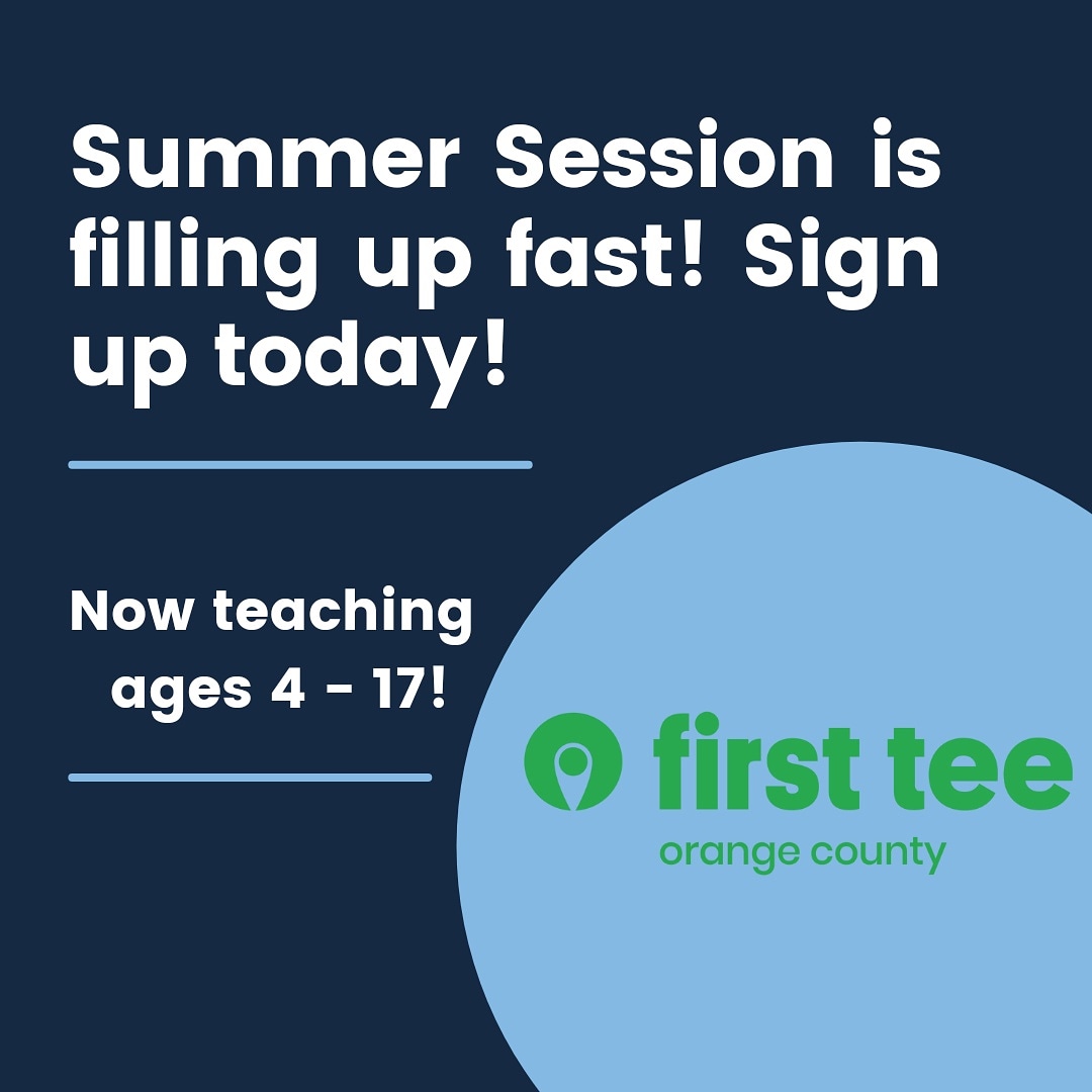 FirstTee_OC's tweet image. Use the link in our bio to register for the Summer 2021 Session!!!🧡🧡🧡