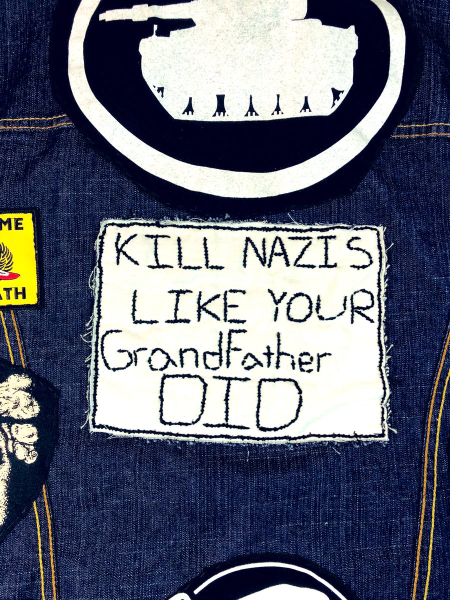 GodlessSewing's tweet photo. When you stand for something, you’ve got to stand for it all the way, not half way #Atheist #handsewn #Recycleclothing #Recycledfashion #Recycle #Reuse #Reduce #Think #upcycledfashion #LGBTQIA #Sew #Denim #altfashion #handmade #create #fashionstyle https://t.co/f2NgvBZdvN
