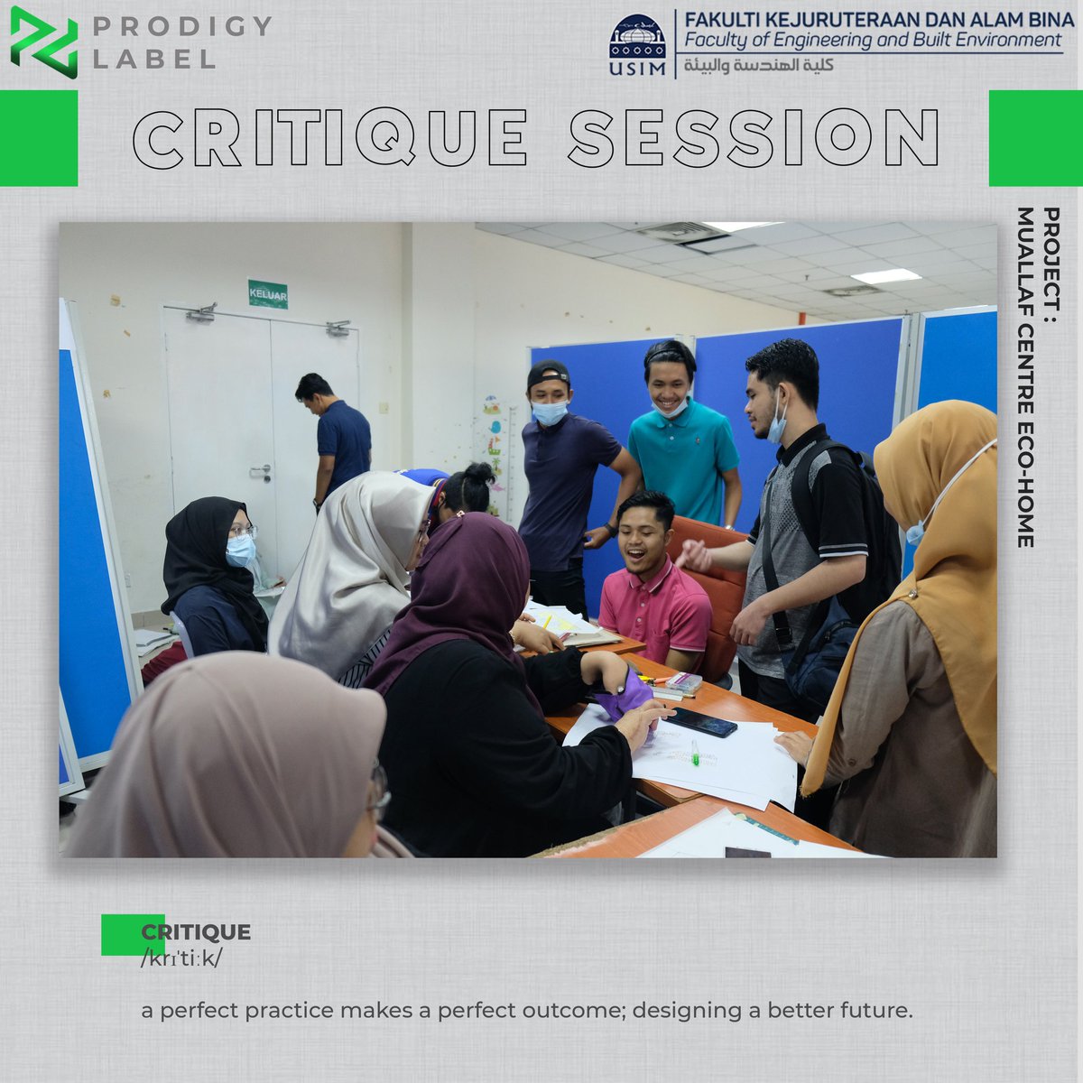 ProdigyLabel's tweet image. Crit session will improve our design planning 🤩