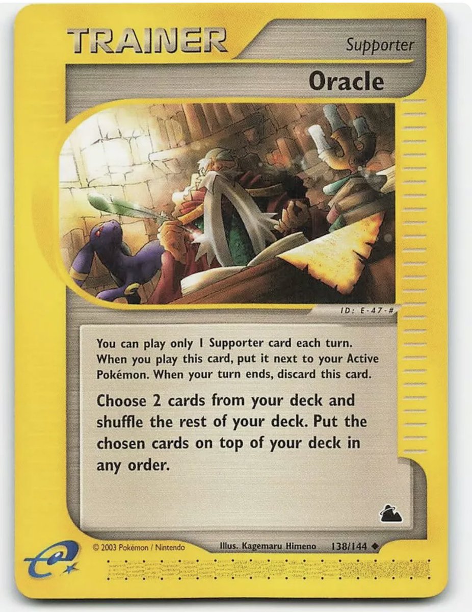 trainercotd's tweet image. The Trainer Card of the Day is the Oracle!