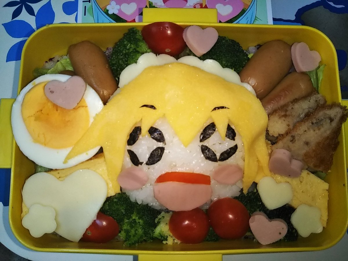 真生 朝早くから頑張りました なかなか良く出来たのではないかと 京アニ 小林さんちのメイドラゴン キャラ弁