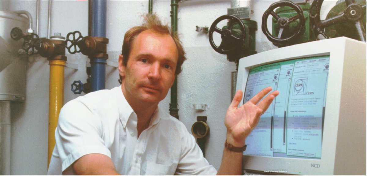 scetrader's tweet image. De originele #broncode voor het #internet is door de bedenker van het &apos;World Wide Web&apos;, Tim Berners-Lee, als #NFT verkocht. Na in juni ter veiling te zijn aangeboden door Sothebys, is de broncode digitaal als NFT via de #blockchain verkocht voor 5,43 miljoen dollar.