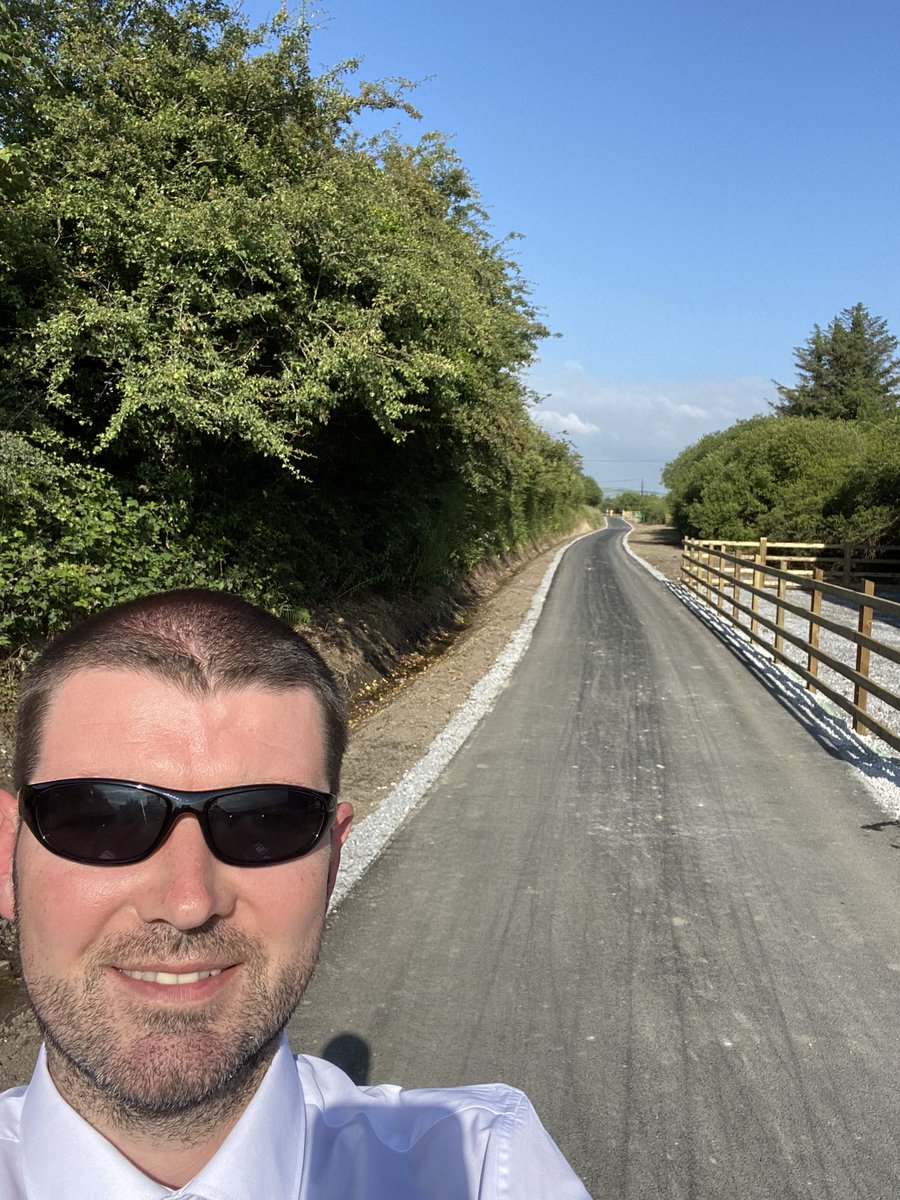 BGriffinTD's tweet photo. Here’s the newly re-opened Great Southern Greenway at Abbeyfeale Station this evening following €5M Government investment. 
The link to Listowel &amp; the Tralee to Fenit line will be ready next spring. 
Progressing Listowel to Tralee would connect Rathkeale all the way to Fenit... https://t.co/VvTXLGRc9V