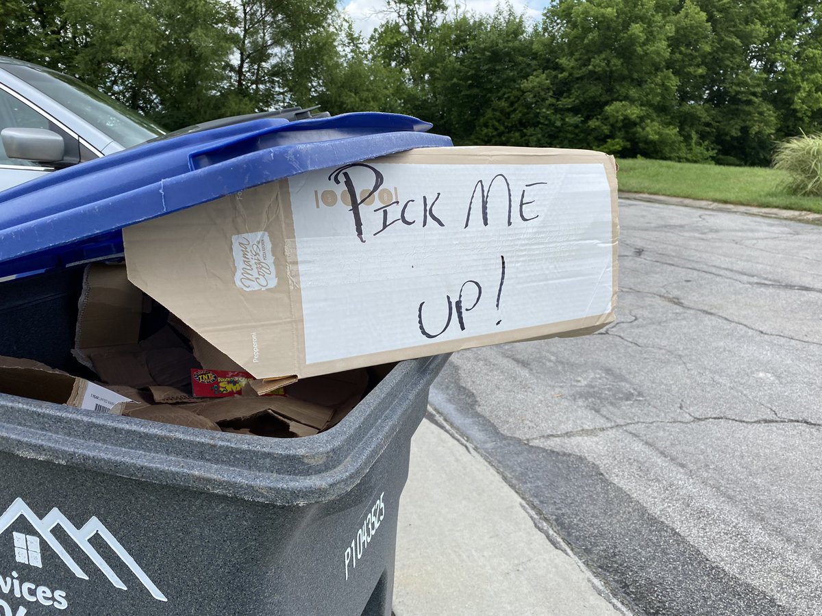 Chad_Fagerland's tweet image. I’ve moved from praying to pleading that my trash 🗑 would get picked up.
#WasteManagementIssues
#LocalProblems