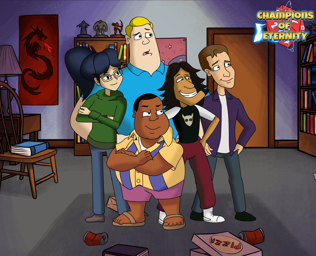 Join Jack Bonelli, Steve O’Brien, Alicia Liu, Danny Ortega, and Martin Smith, as they adventure as their alter-ego characters in "Champions of Eternity"
#animatedseries #animationlibationstudios #championsofeternity 
#dnddice #dungeonsanddragonsart #fantasyseries 
#lighteningdice