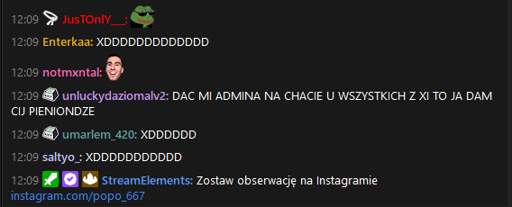 Kendru__'s tweet photo. @MokrySuchar @Popo_667 Dajcie admina dla kolegi da wam pieniądze PogChamp #2Head https://t.co/AZfrAuIjq3