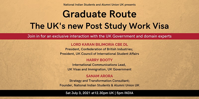 @Lord_Bilimoria @unibirmingham @UKCISA @APPGIS This Saturday, Team @NISAU_UK is looking forward to host a true champion of #Internationalstudents in the #UK like you @Lord_Bilimoria.  

Future beneficiaries of #GraduateRoute will be grateful to your efforts to reinstate PSW. 

We are proud to have you as our guiding figure.