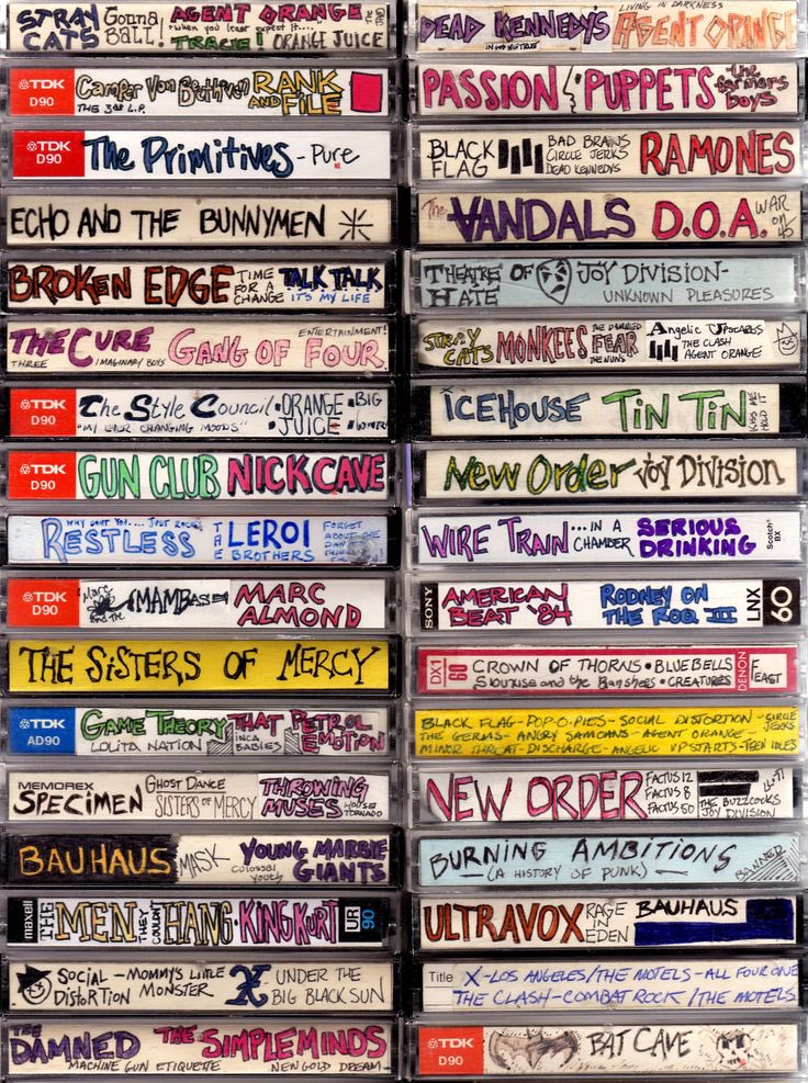 ddoniolvalcroze's tweet photo. The lost art of homemade cassette covers  
(Photo: Steve Vistaunet) https://t.co/Jm5TmY6kP4