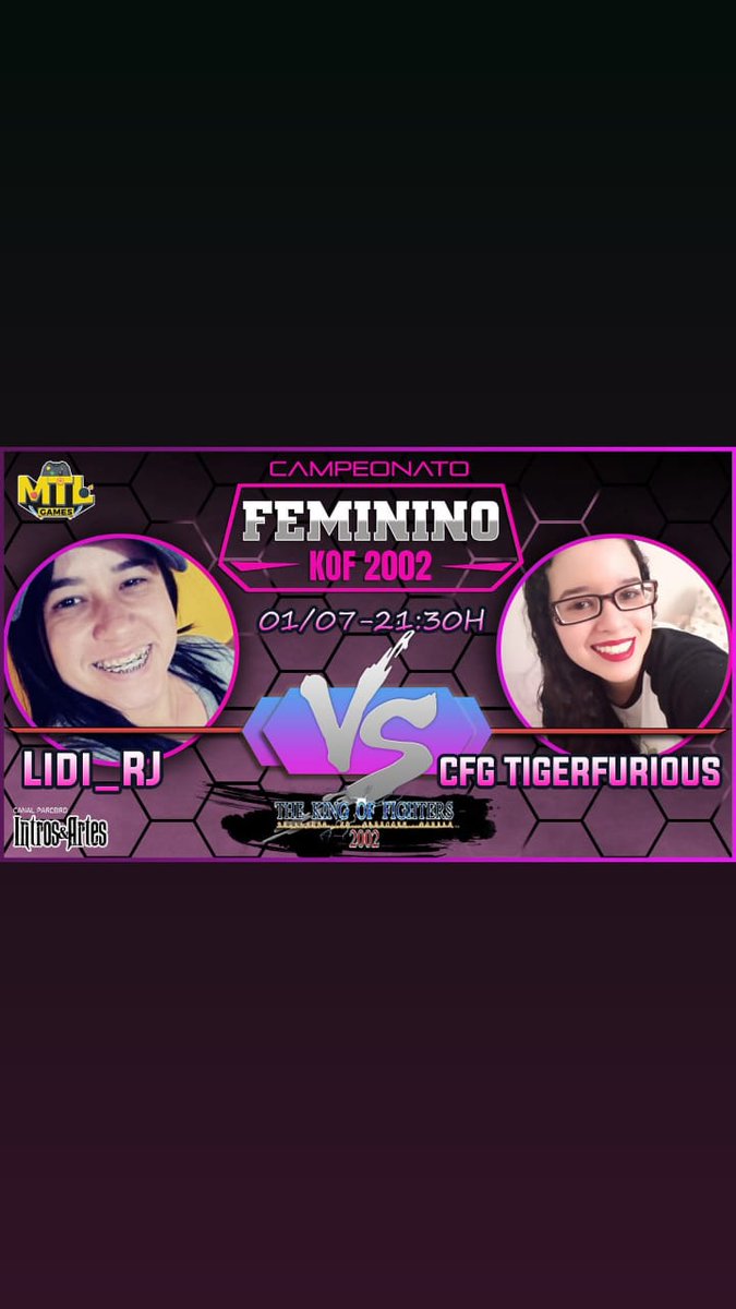 LidiRJ1's tweet photo. Olá  pessoal !!!  😘

Passando para avisar que HOJE tem FT pelo CAMPEONATO FEMININO DE KOF 2002 da MTL à partir das 21:30 Hrs ! 

YouTube : https://t.co/4eouhqGPob

Espero todos vocês ! 😘 https://t.co/Uib2Ste8mt