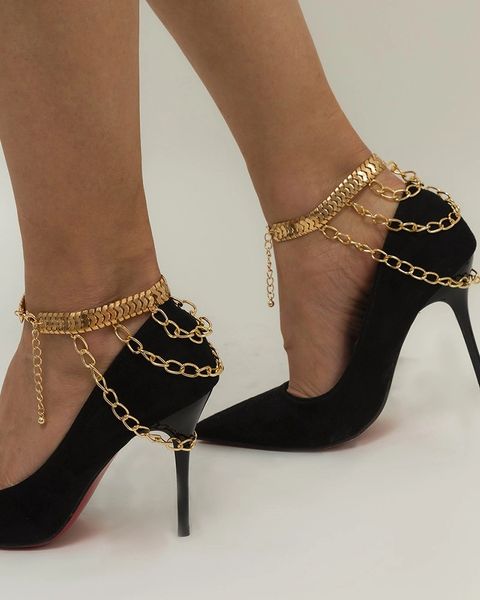 Ms_Punkin's tweet photo. Gold Snake Chain Decor Layered Anklet

Style:ChicMaterial:AlloyPattern Type:PlainOccasion:DailyPackage Include:1*Anklet

$25.99

https://t.co/gI053GvCvR https://t.co/Jn4p5FW1yJ