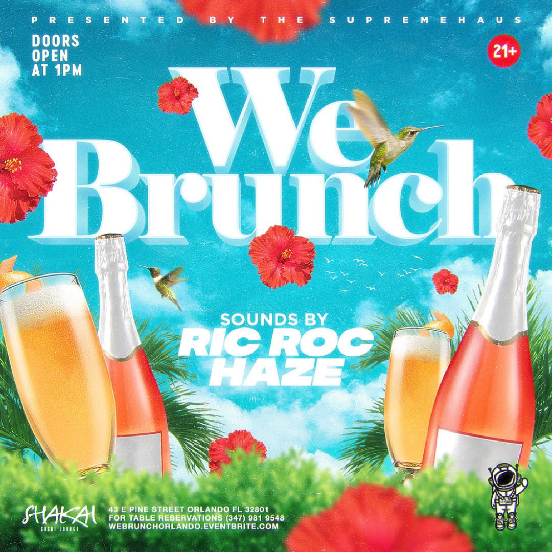 TheSupremeHaus's tweet photo. ☀️🧇 We Brunch Orlando 🧇☀️

The #1 Brunch in Downtown Orlando just got better!

• New Menu
- Appetizers Added
- Bottomless Sangria Added 
- New Entrees 
- Frozen Drinks Added 
( Henny Colada + Frosè)
- And More

1pm - 3pm : SOLD OUT
3pm - 5pm : 21 seats open‼️

(347) 981 9548 https://t.co/OHbqeeECqd