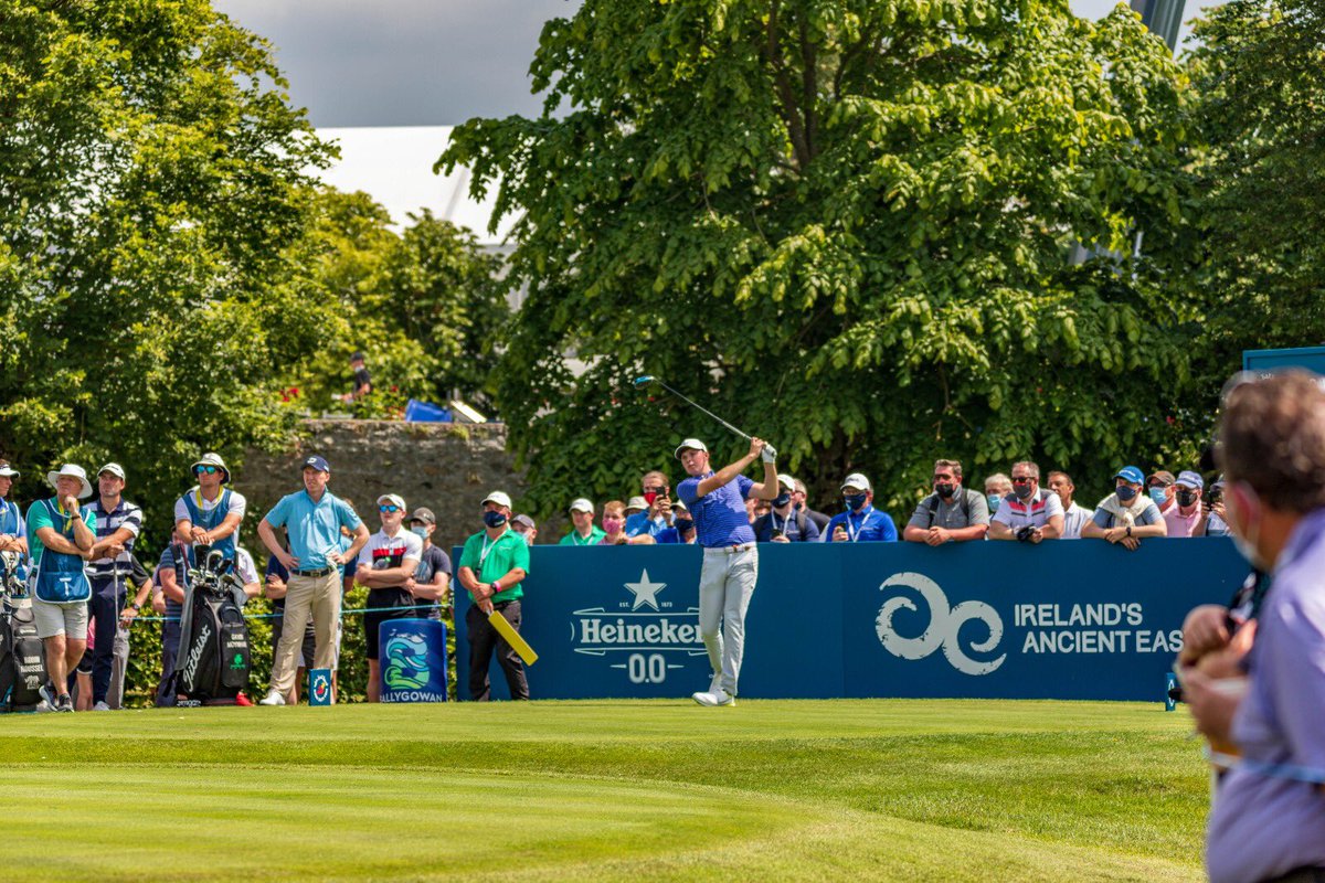 mountjuliet's tweet photo. An incredible Day 1 of @DDFIrishOpen, fantastic to see fans back, enjoying the exciting atmosphere and sunshine⛳️
#DDFIO #MountJuliet #Kilkenny #GolfIreland ☘️ https://t.co/yev9IBCqoG