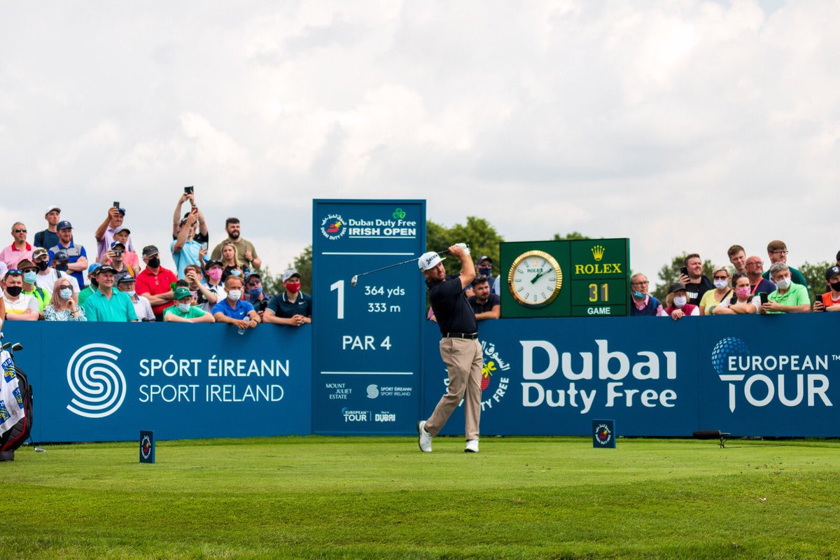 mountjuliet's tweet photo. An incredible Day 1 of @DDFIrishOpen, fantastic to see fans back, enjoying the exciting atmosphere and sunshine⛳️
#DDFIO #MountJuliet #Kilkenny #GolfIreland ☘️ https://t.co/yev9IBCqoG
