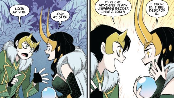 RT @Newsarama: Loki meets Lady Loki in Thor & Loki: Double Trouble #4 preview @marikotamaki  https://t.co/1VXfPZQnHr https://t.co/Q7i0GCTAEJ
