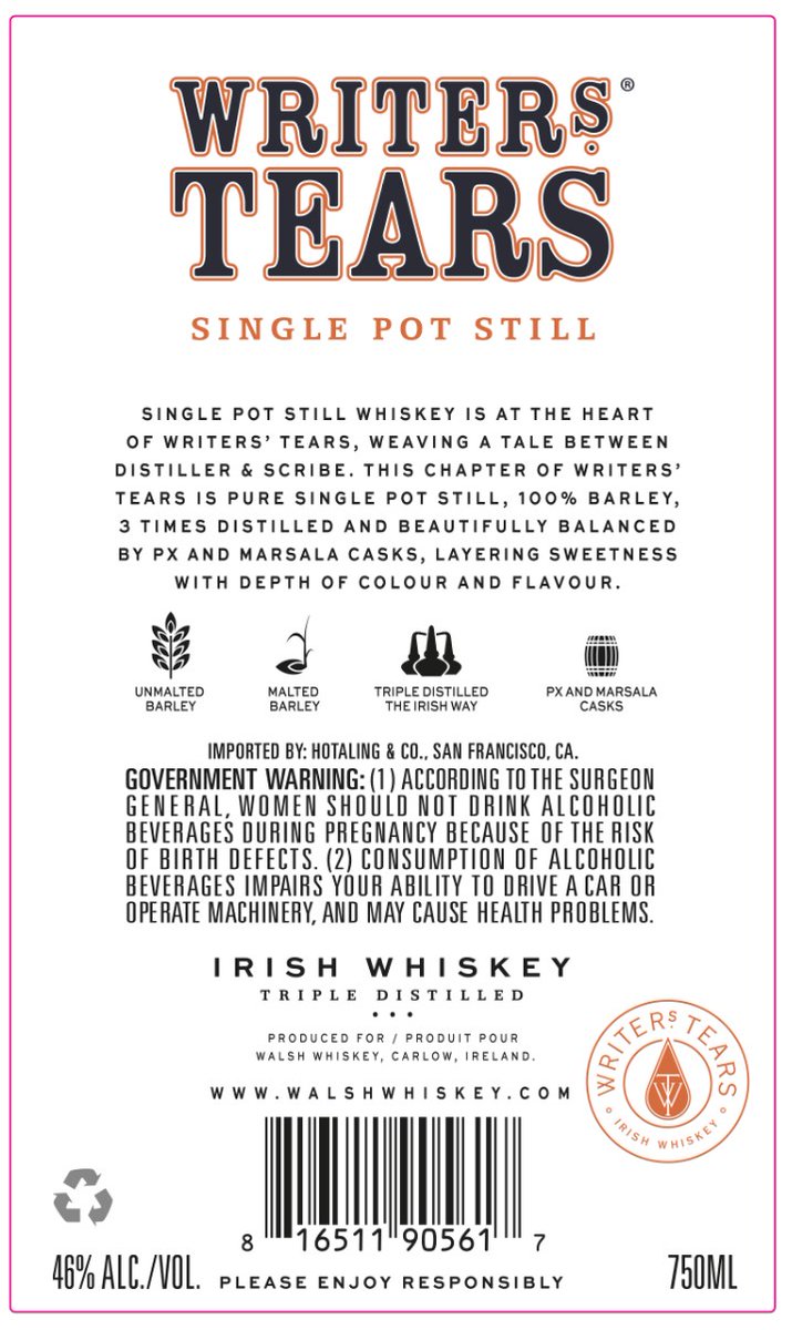 charleymcguffin's tweet photo. Looking forward to this.. Writers Tears SPS.. and they even managed to slip in pure on the label. https://t.co/T6fBSy45xm