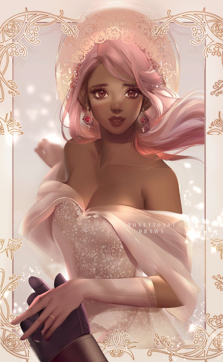 「Runaway with me? 🤍💍 」|💕HoneyToast 💕のイラスト