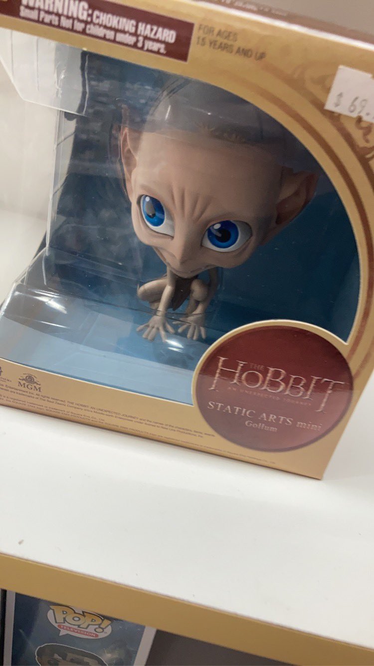 The Hobbit Gollum Mini Static Arts Square Enix