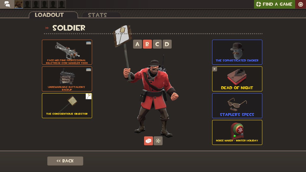 SignsTF2's tweet image. There we go. The sign now exists.

If I get a Name Tag drop, I'll rename it to my handle. Or when I get enough weapon drops to buy one with metal.