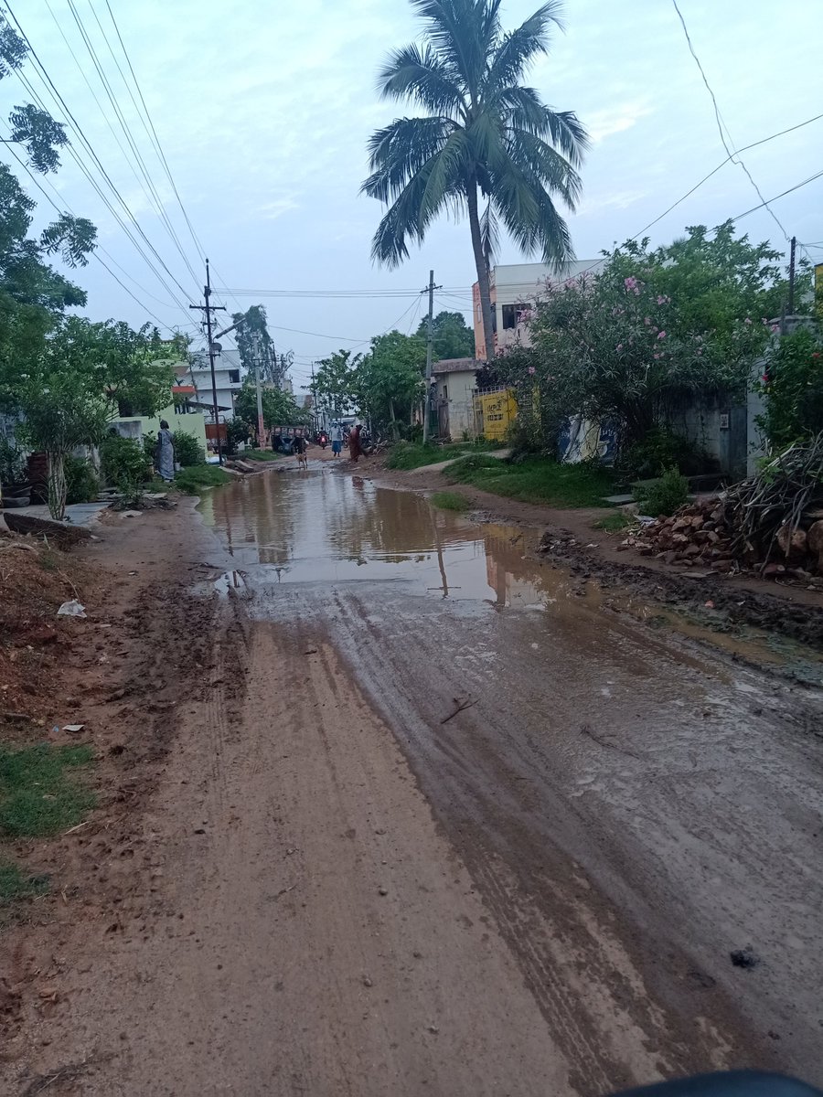 KoduruRecw's tweet photo. @tv9, @SakshiHDTV  @AndhraPradeshCM
@CollectorGuntr 
గత 25 ఏళ్లనుండి కొలకలూరు గ్రామంలోని ఒక రోడ్డు పరిస్థితి ఇది. మురుగుకాలువలు, రోడ్డు మార్జిన్స్ ఎత్తుగా  ఉండటమే సమస్యకు మూలం. జూలై 8 స్వచ్ఛసంకల్పంలో అయినా మురుగుకాలువలు రోడ్డుకంటే తక్కువ ఎత్తులో తవ్వాలి అని మనవి https://t.co/zGfqlwOck5