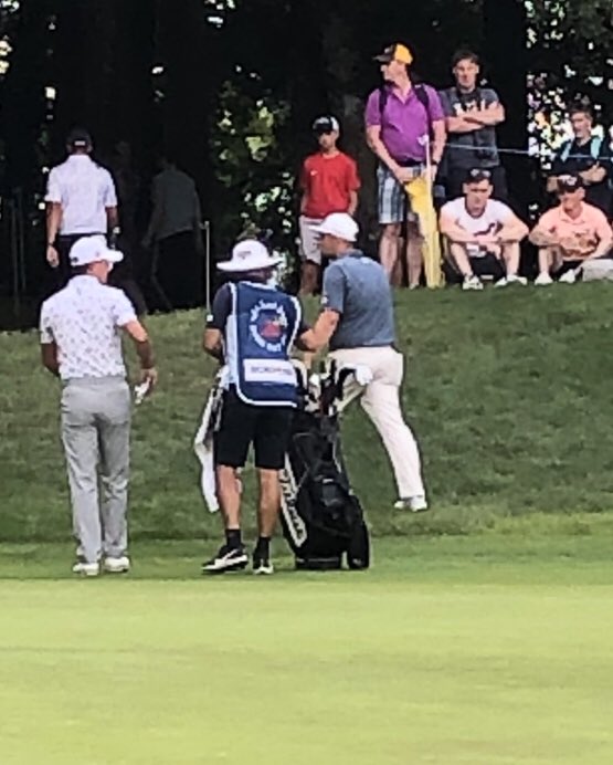 comoshane's tweet image. Great to see #thebullet in the flesh today. Great playing and good luck the rest of the week out there @marcusarmitage1 #DDFIrishOpen