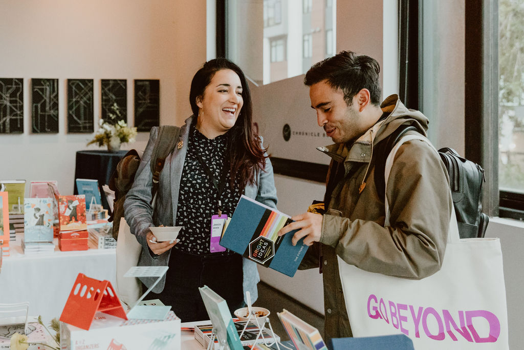 #TBT to our awesome IRL #INVT20 pop-up shop, hosted by the one and only <a href="/ChronicleBooks/">Chronicle Books</a>! We are thrilled that Chronicle has been a parter of INVT for the last few years. If you missed shopping their goods at our conferences, check them out at chroniclebooks.com