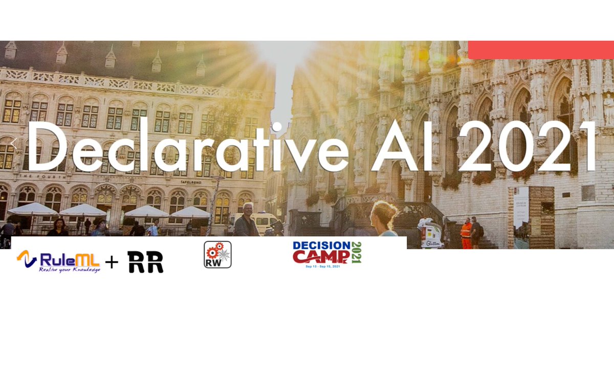 Tomorrow July 2 (Anywhere on Earth) is the last day to submit/finalize your paper for:
- RuleML + RR (research track)
- RuleML + RR (industry track)
- Doctoral Consortium
- DecisionCAMP
declarativeai2021.net