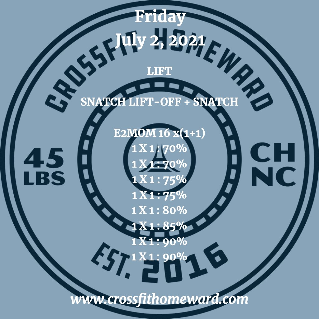 CFHomeward's tweet photo. #CrossFit #DailyWorkout #WOD #CFH #CFHomies #Community #ChapelHill #UPlaceNC https://t.co/1jkOEvNn5w