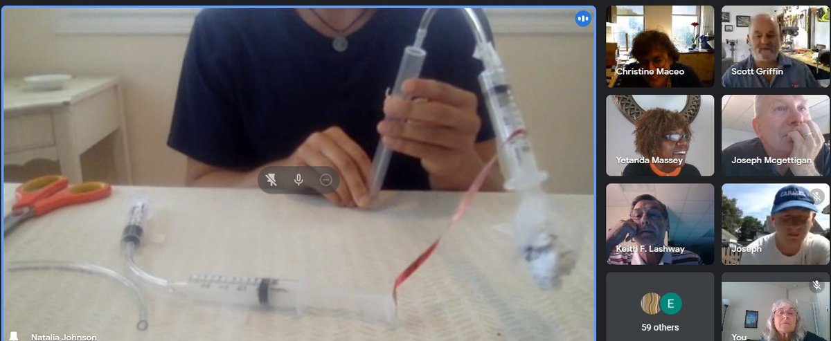 SAME_National's tweet photo. Campers at the U.S. Navy Virtual Camp spent Tuesday afternoon performing the "Pick Me Up" activity where they had only 1.5 hours to create a mechanical arm with two hydraulic “pumps”. They were provided with a list of material prices and a budget they could not exceed. #SAMECamps https://t.co/bwkSecDaZe