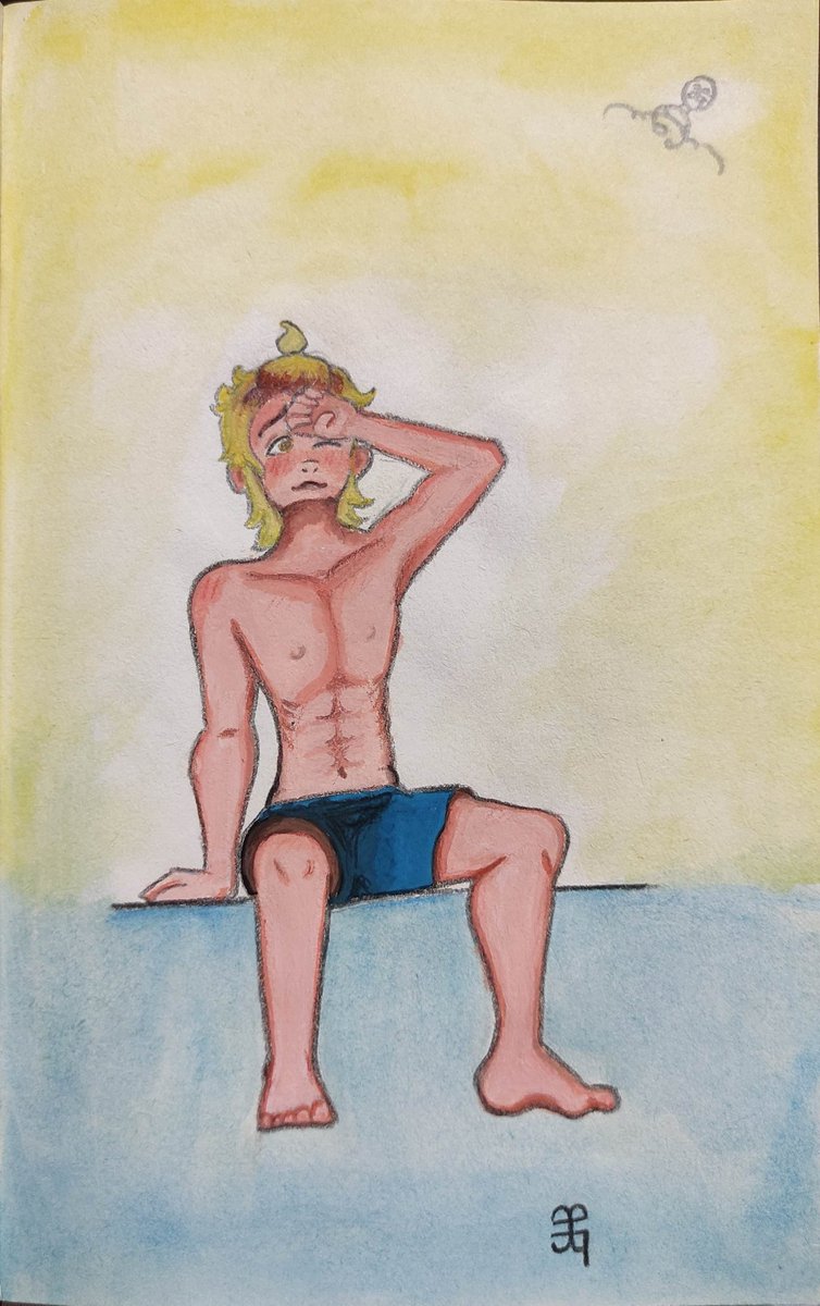 EvertownO's tweet photo. Boceto de Alex 😎✨
#Evertown #Wattpad #sketchbook #OC #drawing https://t.co/CmjCocFPQ6