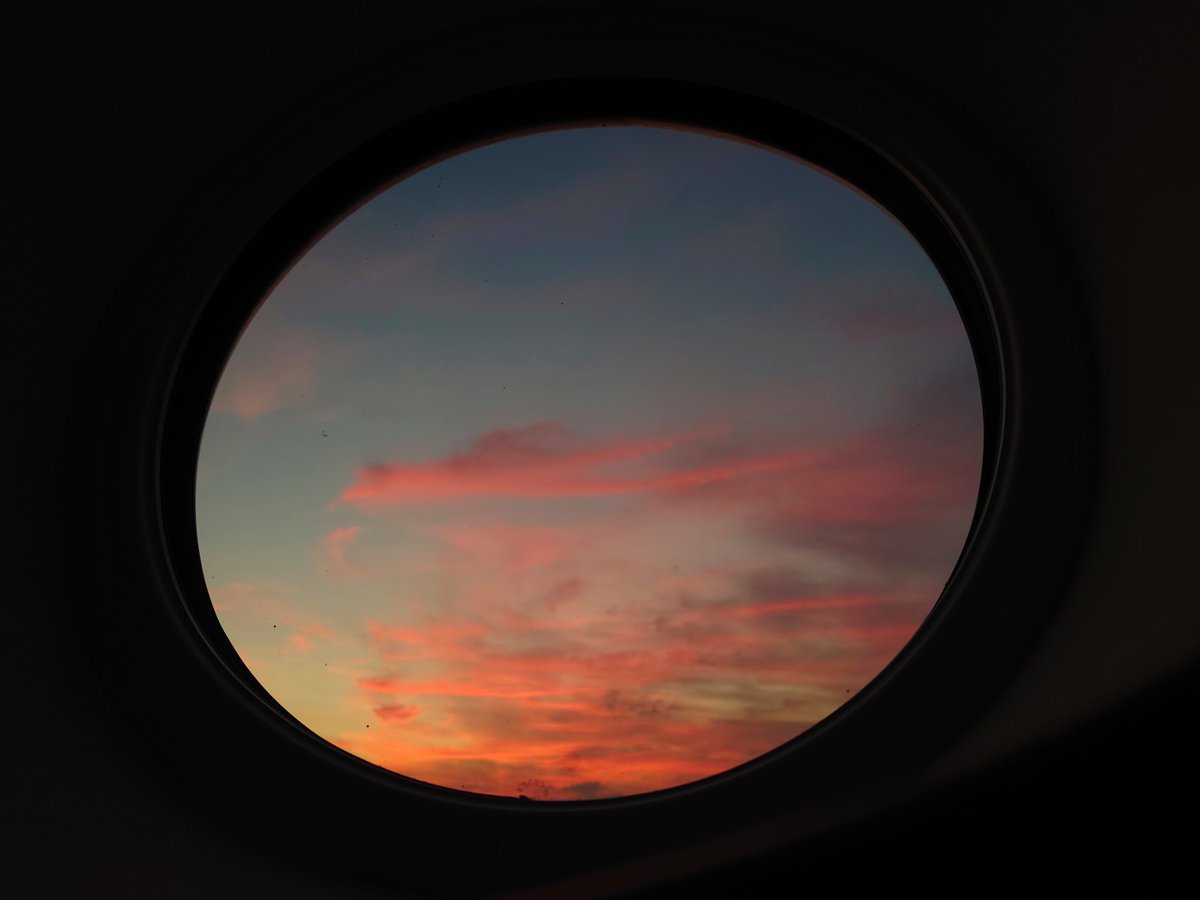 The sunset from our new studio. Looking forward to baptising these walls with some music.