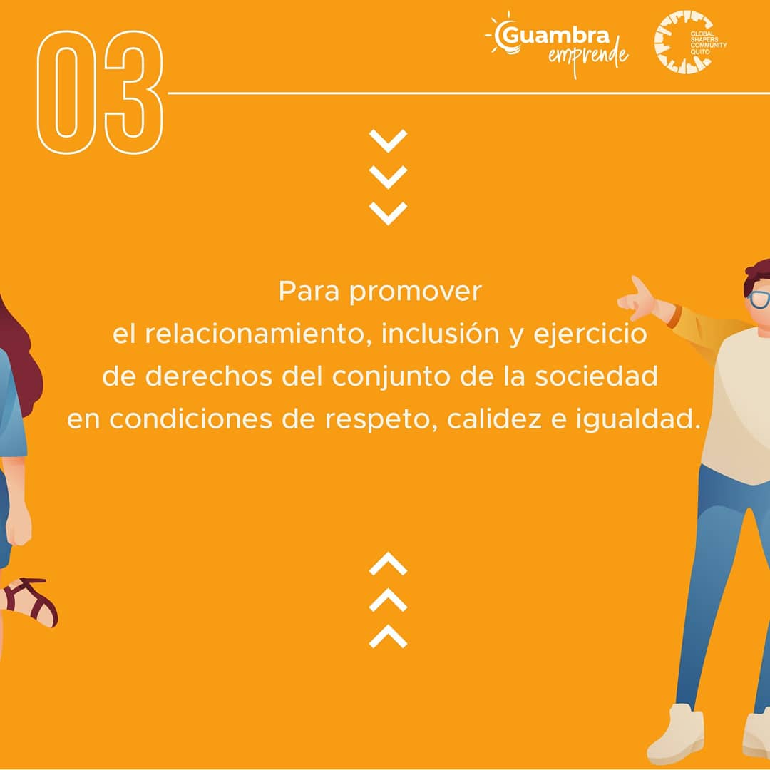En Ecuador tenemos el Plan Nacional para la Igualdad Intergeneracional 🏛️ Este mecanismo busca reducir la desigualdad intergeneracional. 

#SerGuambra es estar en constante aprendizaje 🤓 cuentanos, que significa para ti Ser Guambra? 

#GuambraEmprende
#globalshapersquito