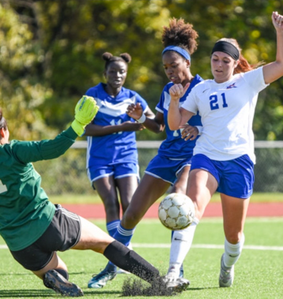 bluedevil_wsoc's tweet photo. Your @KJCCCmedia Eastern Division Champions and Nationally Ranked  @bluedevil_wsoc now has an All American (The first in program history)! Congratulations to Sophomore Forward Corrine Hughes being named @NJCAA_Soccer DI Honorable Mention All America! Go @KCKCCAthletics! https://t.co/FPsfTTvJkR