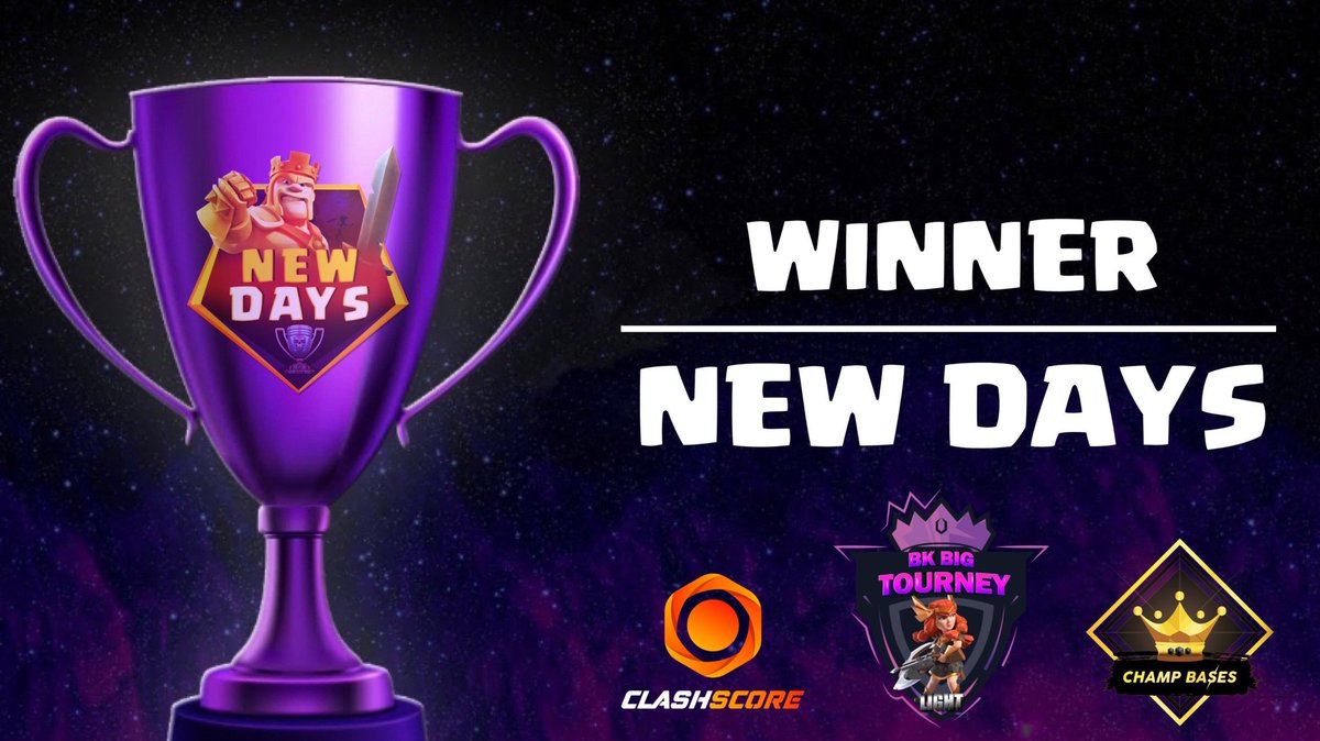 Blitzkrieg Season 6 BK BIG TOURNEY. Light Division Champion 🏆 New Days.