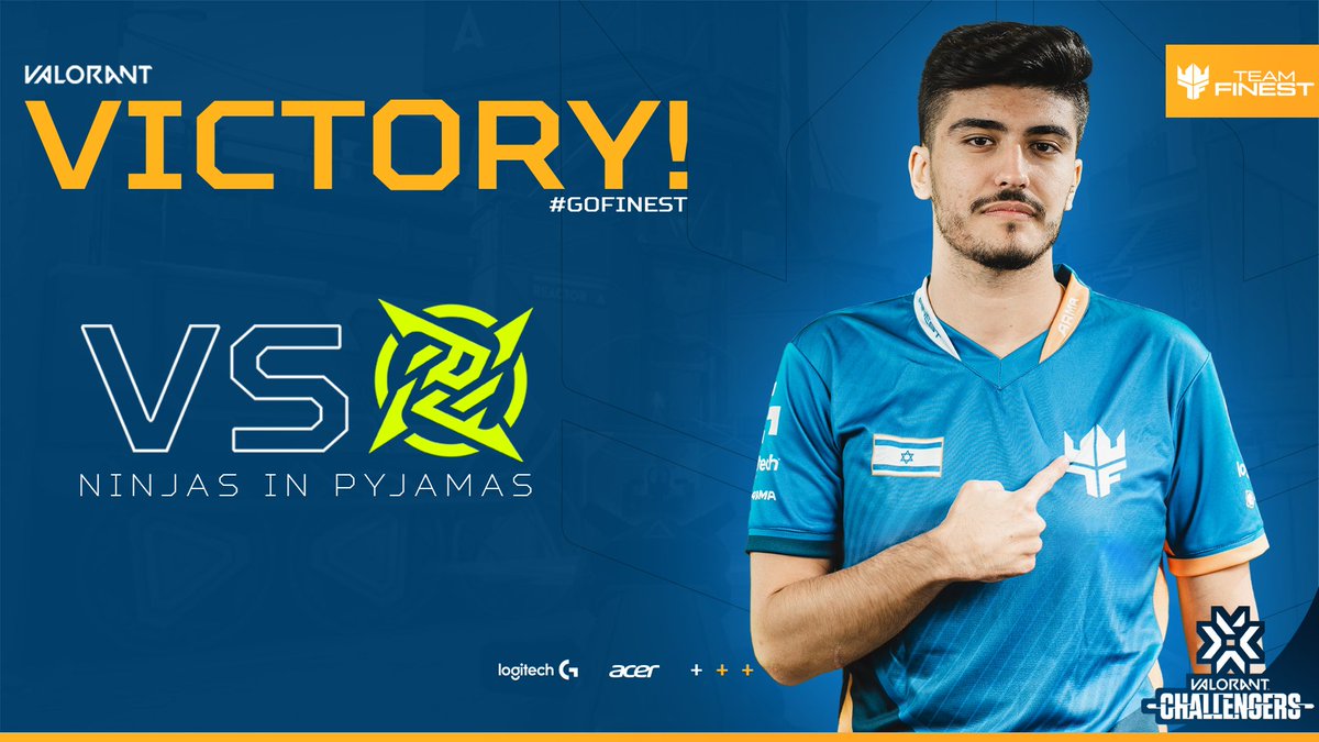 FinestEsport's tweet photo. CLEAN SWEEP 🧹 TO START OFF THE RUN!
We take the 2-0 and continue to the decider match against @TeamBDS for the spot in the #VCT Main Event!
LET'S #GOFINEST 💙 https://t.co/BH78gyR6S8