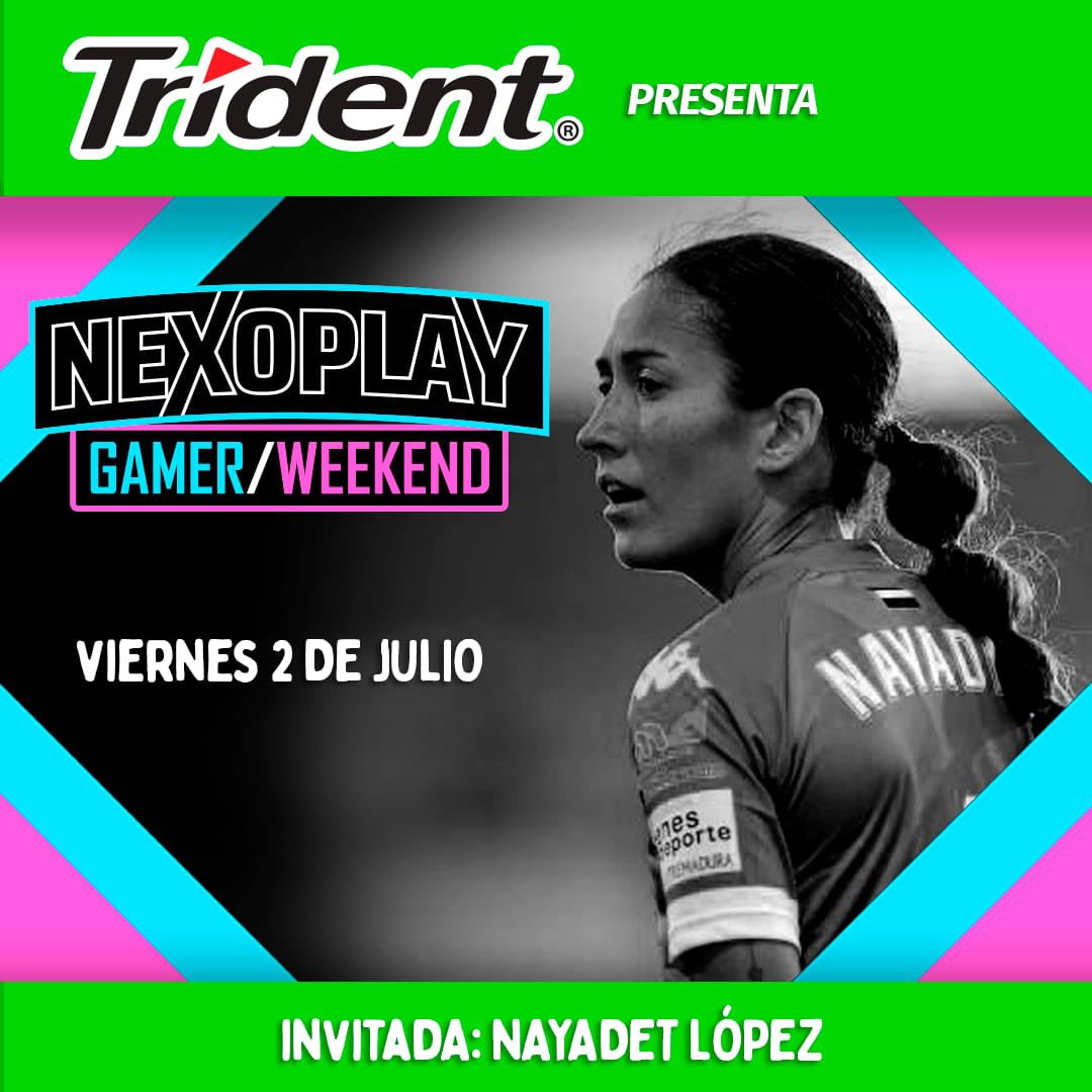 nayaopazo's tweet photo. ¡Mañana a las 15:00! Se viene la #gamerweekend de Nexoplay y yo estaré presente, 3 dias de videojuegos, torneos, premios y mucho más. Presentado por @tridentchile , invita @mcdonalds_cl  🕹🖥🎮. Os esperamos!! ☺️ https://t.co/KyG2dIIBCR