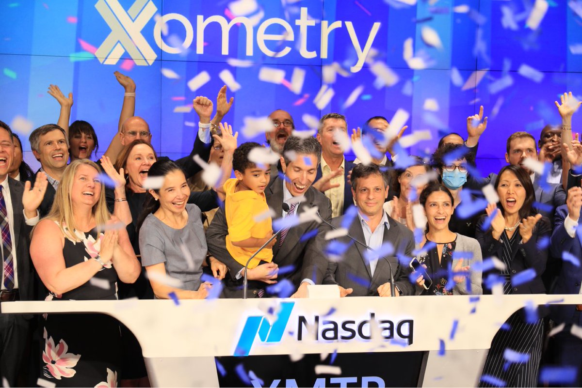 ⚙️ Thanks again to everyone who made this day possible. Here's to an exciting new chapter in Xometry's journey. We're just getting started!

#XometryIPO $XMTR #Xometry #NasdaqListed <a href="/Nasdaq/">Nasdaq</a>