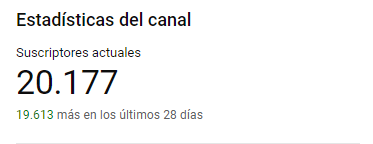 Ya somos 20k en el nuevo :)