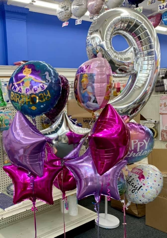 PartyPlaceDepot's tweet photo. This princess is turning 9! Order online https://t.co/wpleZlps1L pick up in the store. #balloonstore #celebrate #partydecor https://t.co/3rWLHJYzw1