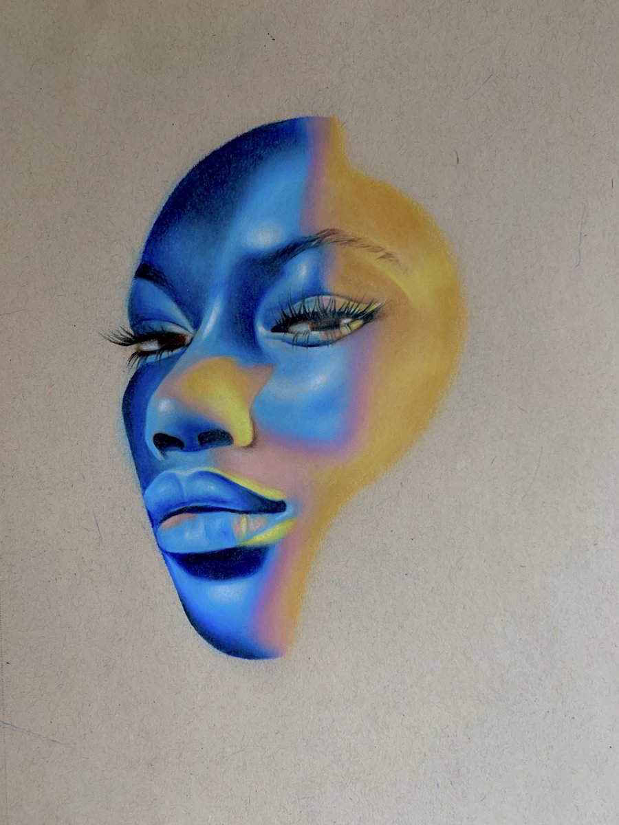 DrawnbyDara's tweet photo. I had a whole vision for this piece but something about her feels complete https://t.co/y0dat1LPHf
