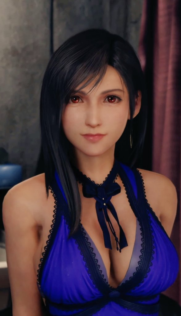 Beautiful Tifa Blue Dress on PS5! Absolutely Stunning and Gorgeous!!   #Tifa #TifaLockhart #beautiful #Queen #Gorgeous  #Pretty #Blue #Dress #Redeyes #FF7RIntergrade #FinalFantasyVIIRemake  #FF7RIntergrade #PS5 #4K