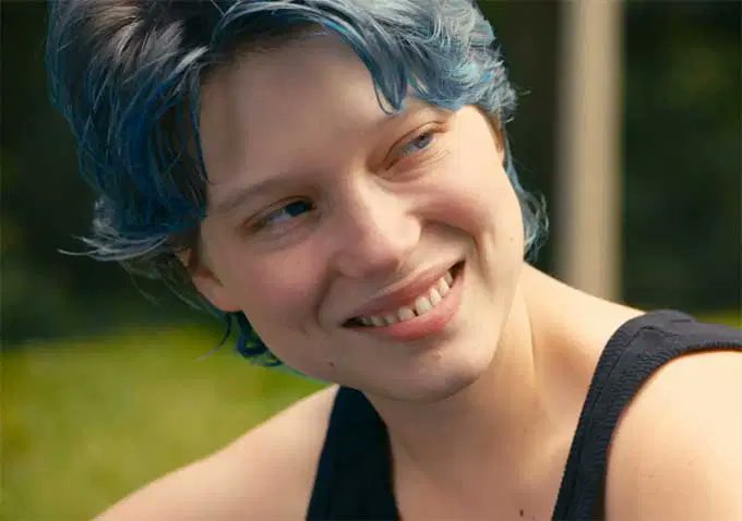 Happy birthday to Léa Seydoux, star of the 2013 Palme d\Or-winning film \Blue Is the Warmest Colour.\ 