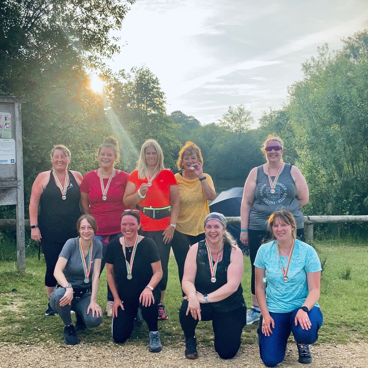 Running_Sisters's tweet photo. Well done to the class of 2021, beginner couch to 5k course who graduated today by running a full 5k 🎉🎉 Well Done runners 🏃‍♀️ this course was completed in partnership with @EastleighBC 
Keep an eye out on our socials and website for information on the courses we run https://t.co/ts7kqaCfk8