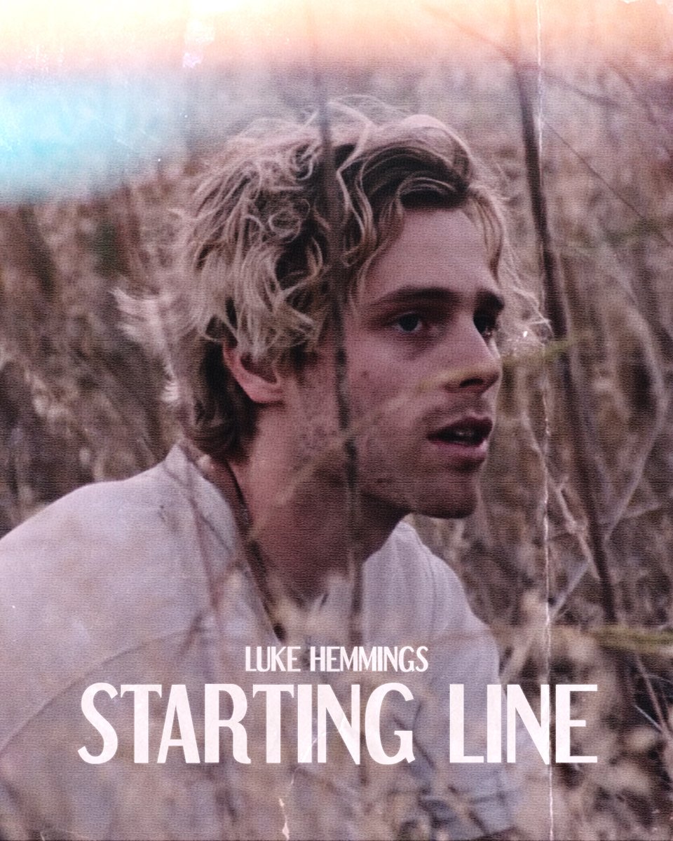 Tha5SOSFamily's tweet image. Listen to @Luke5SOS' "Starting Line": lukehemmings.lnk.to/StartingLine