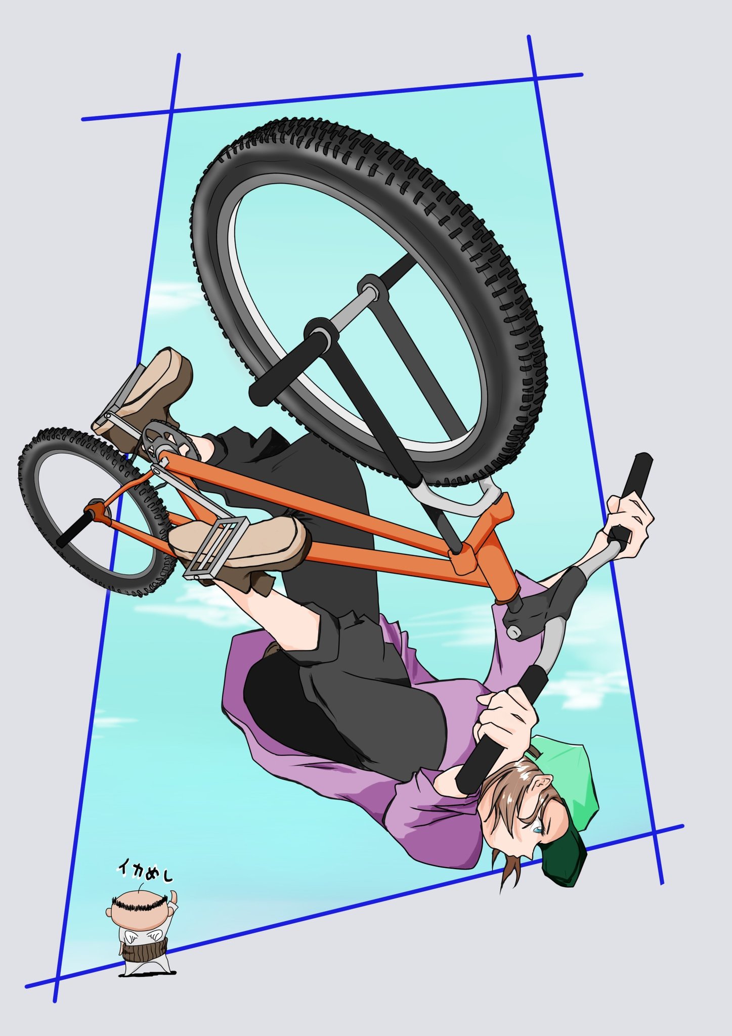 Uny うにー ちっさいオッサンと女の子 バックフリップです Bmx オッサン 女の子イラスト 絵柄が好みって人にフォローされたい イラスト好きな人と繋がりたい T Co Wdkcszex5t Twitter