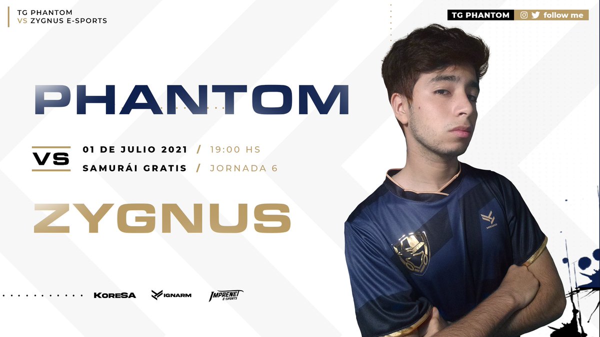 #MatchDay | Clash Royale.

Sexta jornada de #SHL en la cual buscaremos seguir reuniendo victorias para mantenernos en lo más alto de la tabla.

📅| 1 de Julio
🏆| <a href="/SHLeague_GG/">Samurái Horse League</a>
🆚| <a href="/Zygnus_/">Zygnus E-Sports</a>
🕙| 19:00 HS 🇦🇷

#WeArePhantom