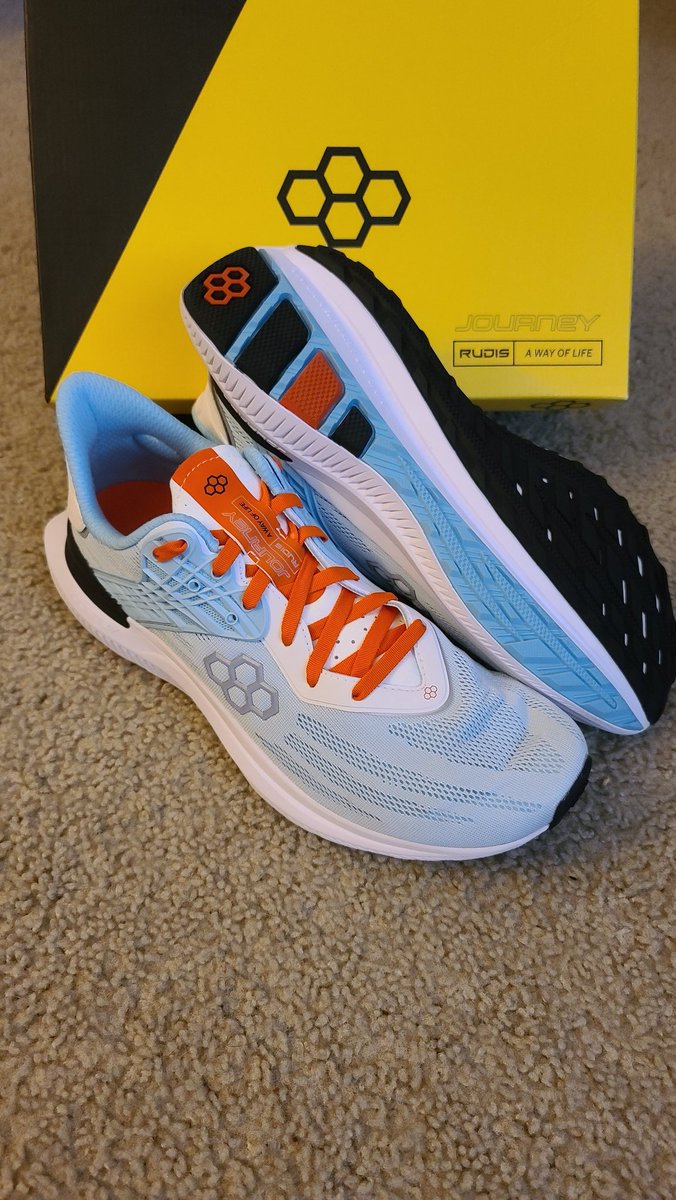 ChrisCapo152's tweet photo. My order arrived! Ready to train in my new @the_rudis Journey training shoes #LeMans #Rudis #awayoflife https://t.co/L6ceRakoFS